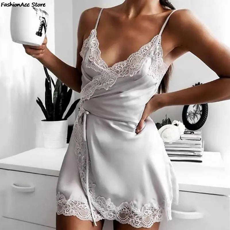 Ladies silk nightdress