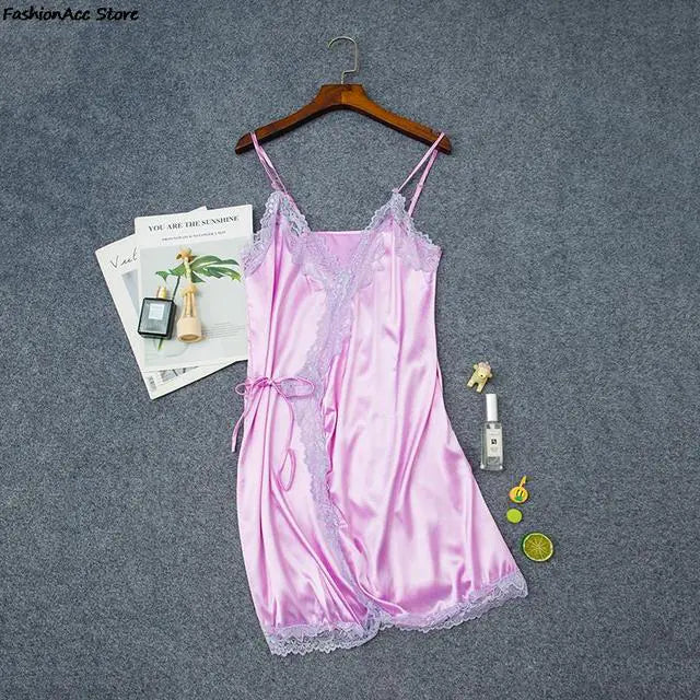 Ladies silk nightdress