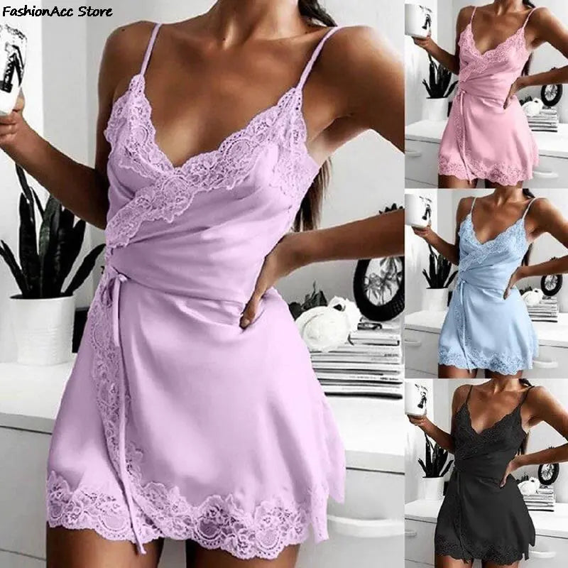 Ladies silk nightdress