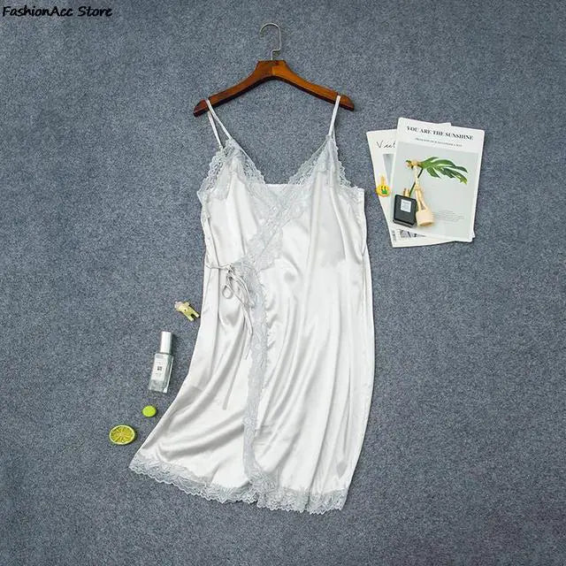 Ladies silk nightdress