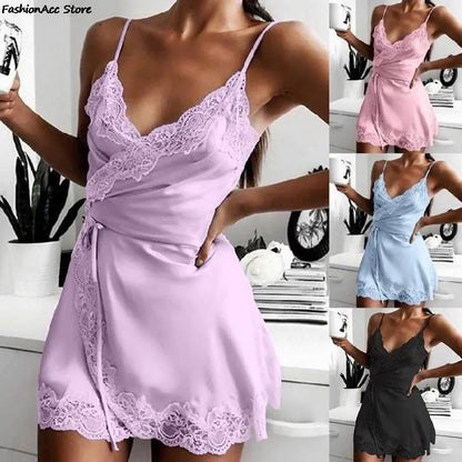 Ladies silk nightdress